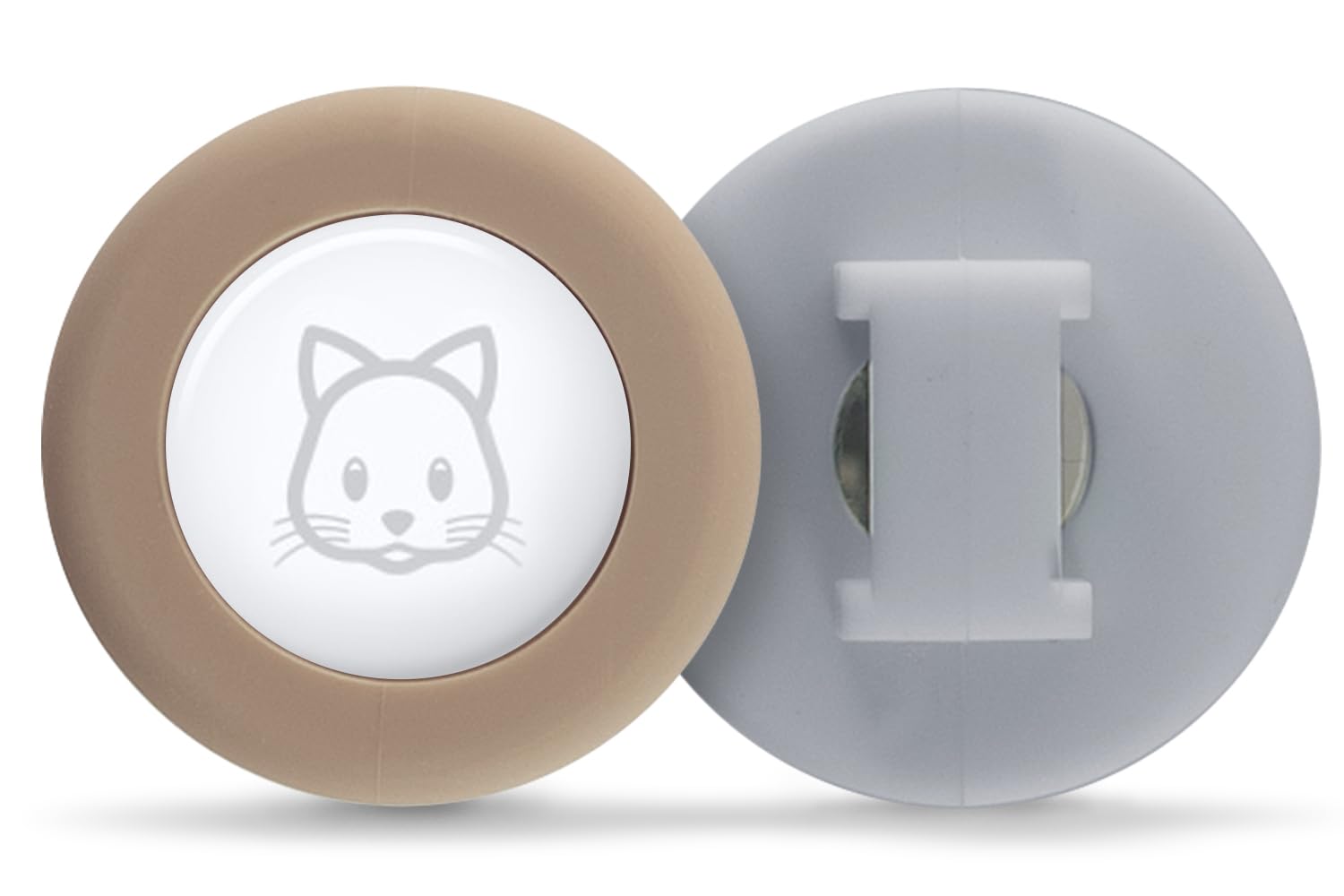 Sweet Baby Co. Cat Collar Or Extra Small Dog Collar Holder 2 Pack For Airtag, Fits Half Inch Collars For Small Pet, Compatible W