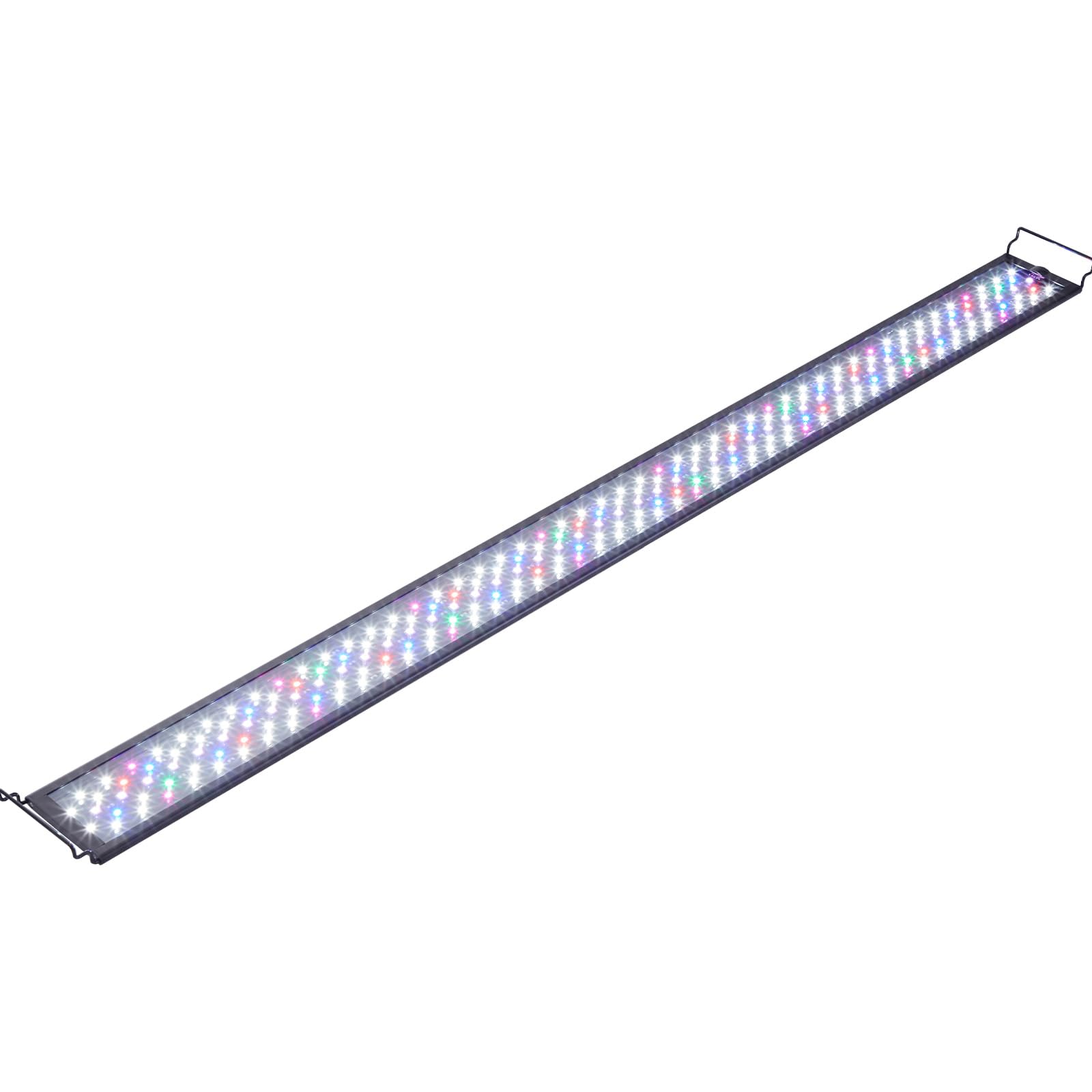 VEVOR Aquarium Light with LCD Monitor, 42W Full Spectrum Fish Tank Light with 24/7 Natural Mode, Adjustable Brightness & Timer -