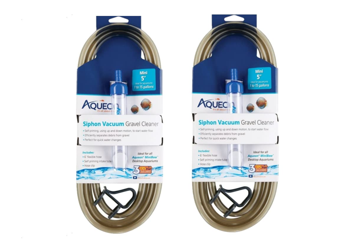 Aqueon Siphon Vacuum Set Of 2] Size: Mini  5