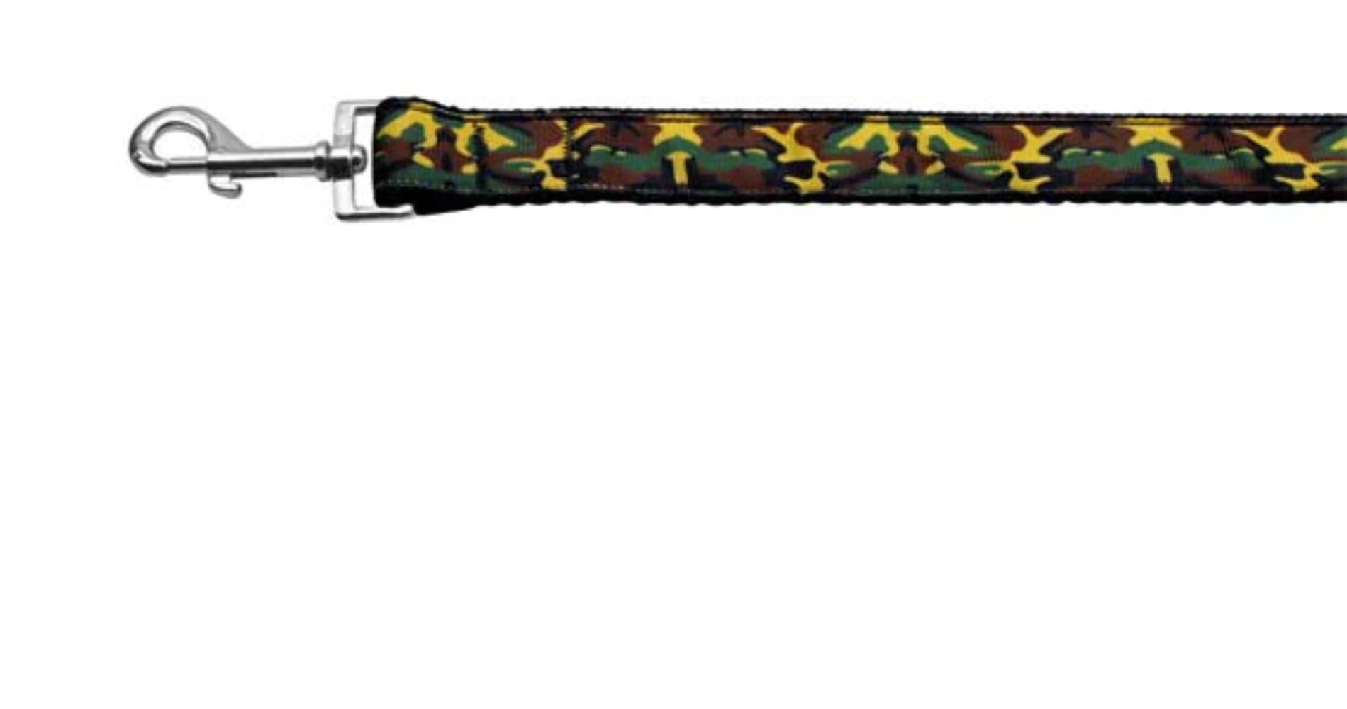 Pet Dog & Cat Nylon Collar or Leash, "Green Camo" 5/8" w x 6 ft. leash