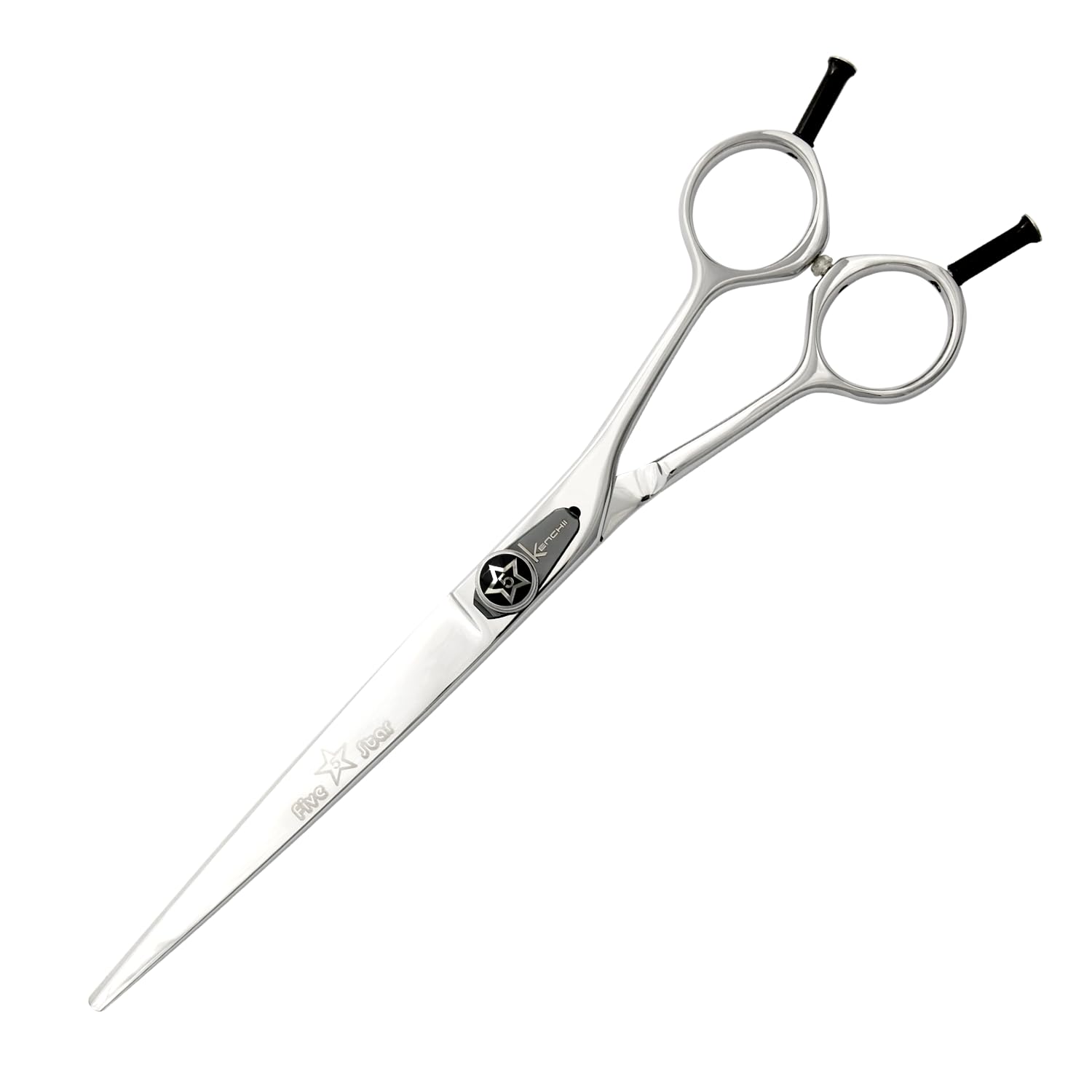Kenchii Five Star Even Handle Dog Grooming Shears, 8.5 Inch Straight Shears, Light Weight, Heavy Duty Pet Grooming Scissor For D