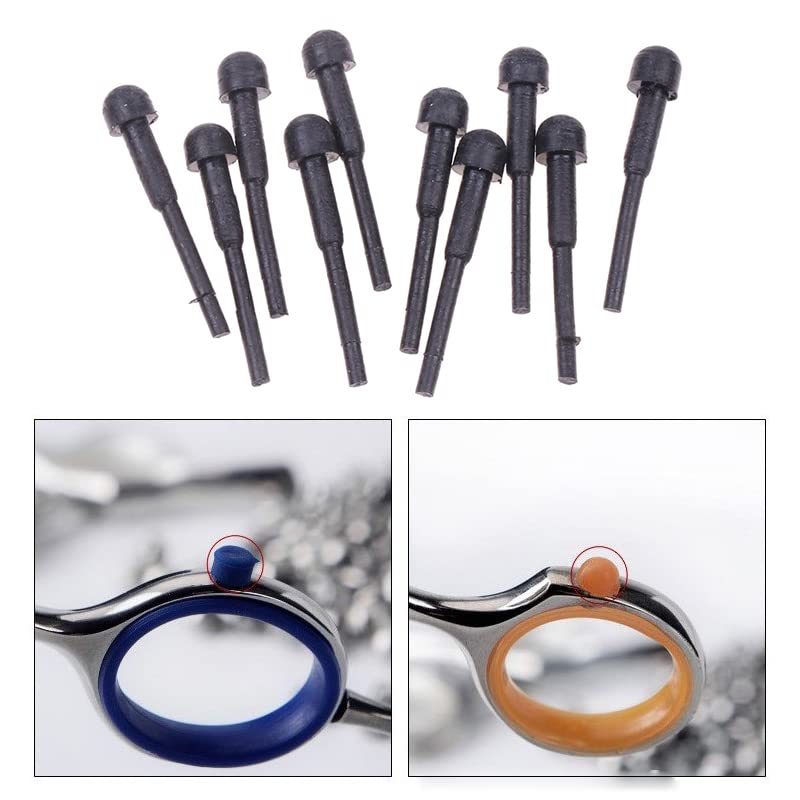 Torsor 10 Pack Hair Scissor Rubber Silencer Replacement Bumper Barber Shears Stopper Hair Cutting Clipping Cutter Od 3Mm Black Muffler Stick Buffer Bumpers Silicone Grooming Parts Salon Pet Tool