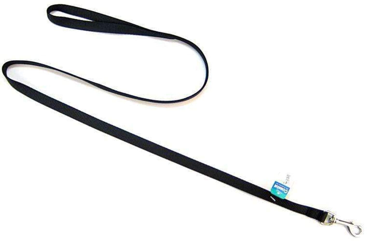 Dog Leash - Nylon - 4 Ft. Black With A Width Of 58 In.