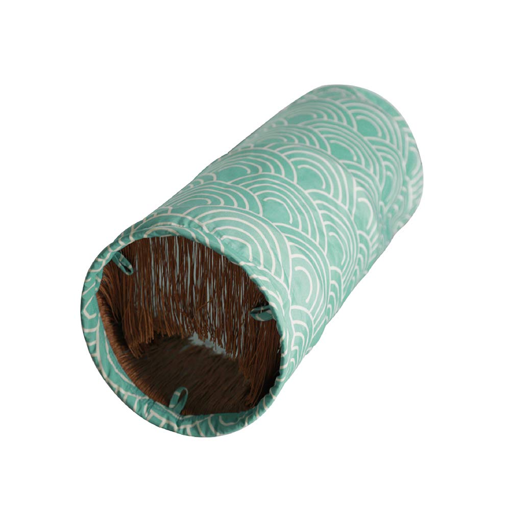 Petest Cat Tunnel Comfy Collapsible Tunnel With Boredom Relief Plush Ball, For Bunny Rabbits, Kittens, Ferrets, Puppy And Dogs