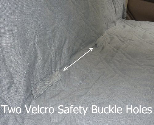 Formosa Covers Deluxe Dog Car Seat Hammock Quilted Cover with Non-Slip Backing Best for Cars Trucks and SUVs Make Travel with Yo