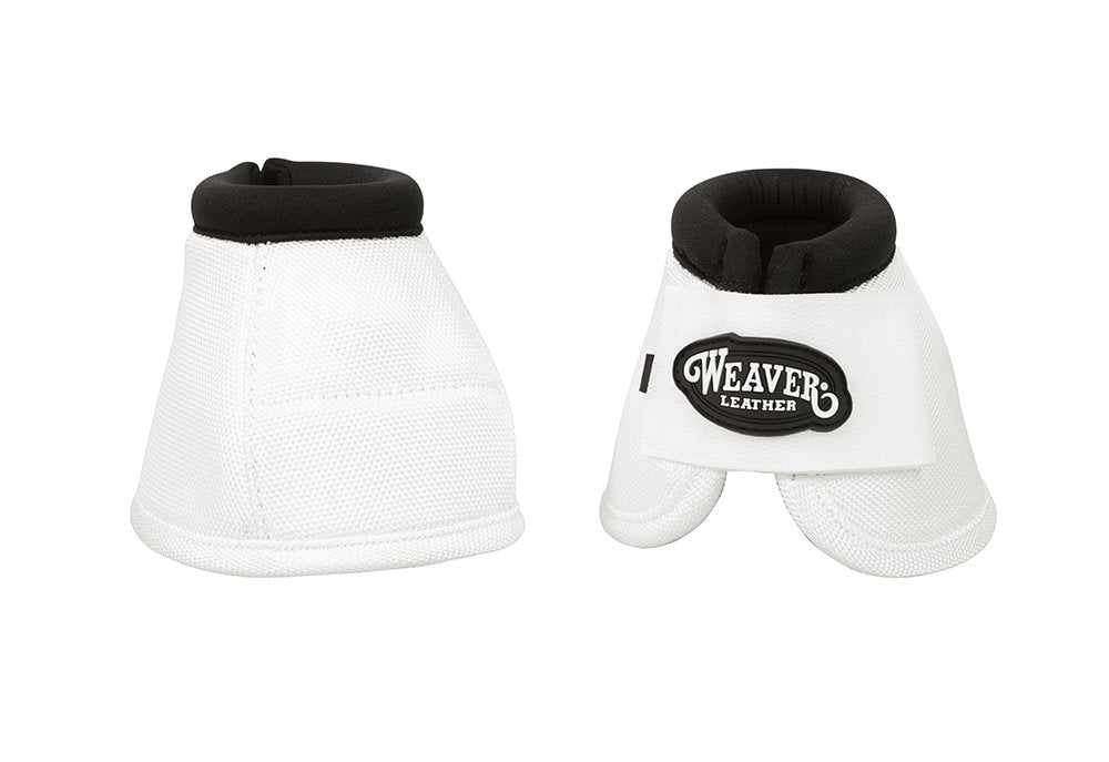 Weaver Leather Ballistic No-Turn Bell Boots , White, Medium