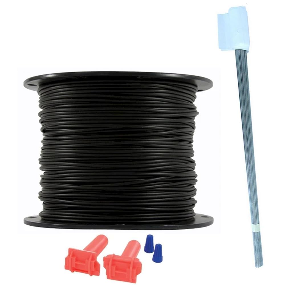 Essential Pet Products Essential Pet Heavy Duty In-Ground Fence Wire And Flag Kit 500 Feet