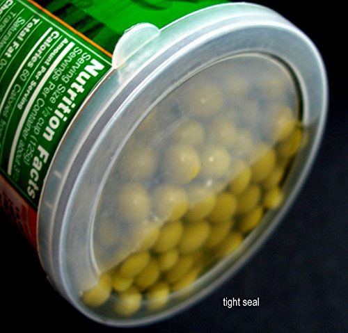 12pc BPA-Free ALAZCO Can Covers - 2 Large 2 Medium 8 small Plastic Tight Seal Lids For Canned Goods or Pet Dog Cat Food Food Sav