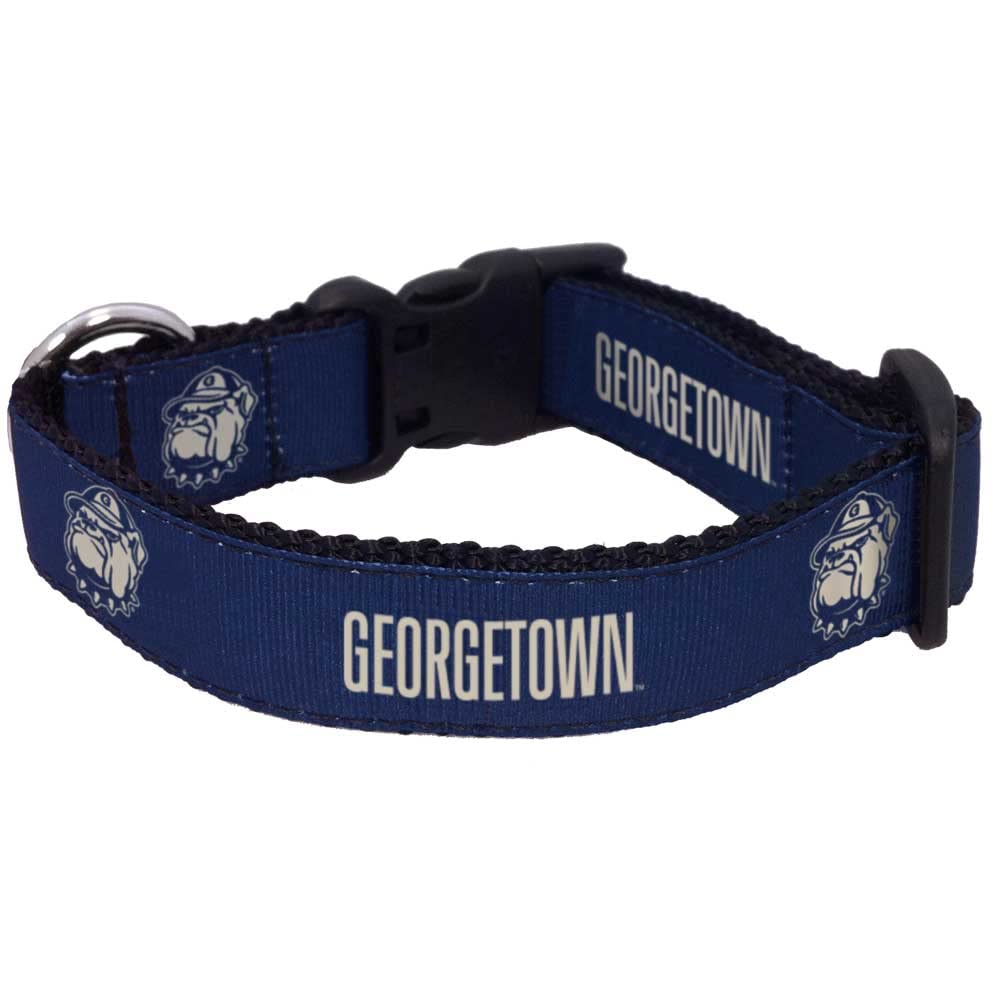 College Dog Collar (Small, Georgetown)