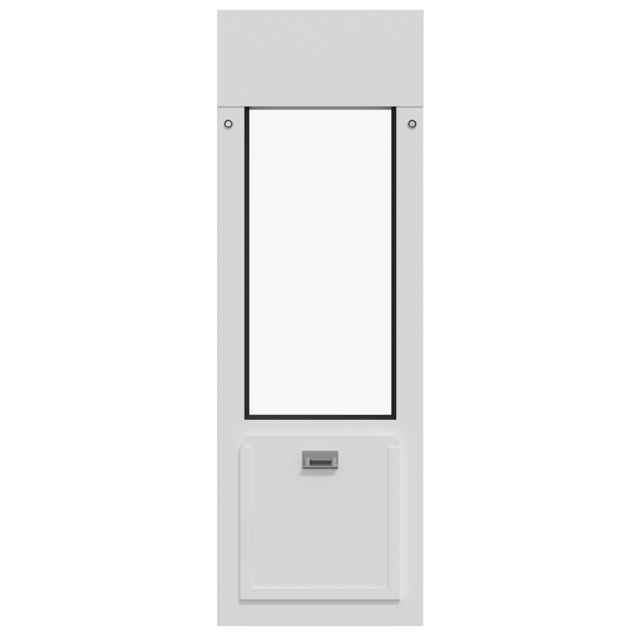 Liberty Cat Door for Horizontal Windows| Cat Door for Vinyl Windows | Sturdy Design for Window Insert | White Frame | 35 - 36.5