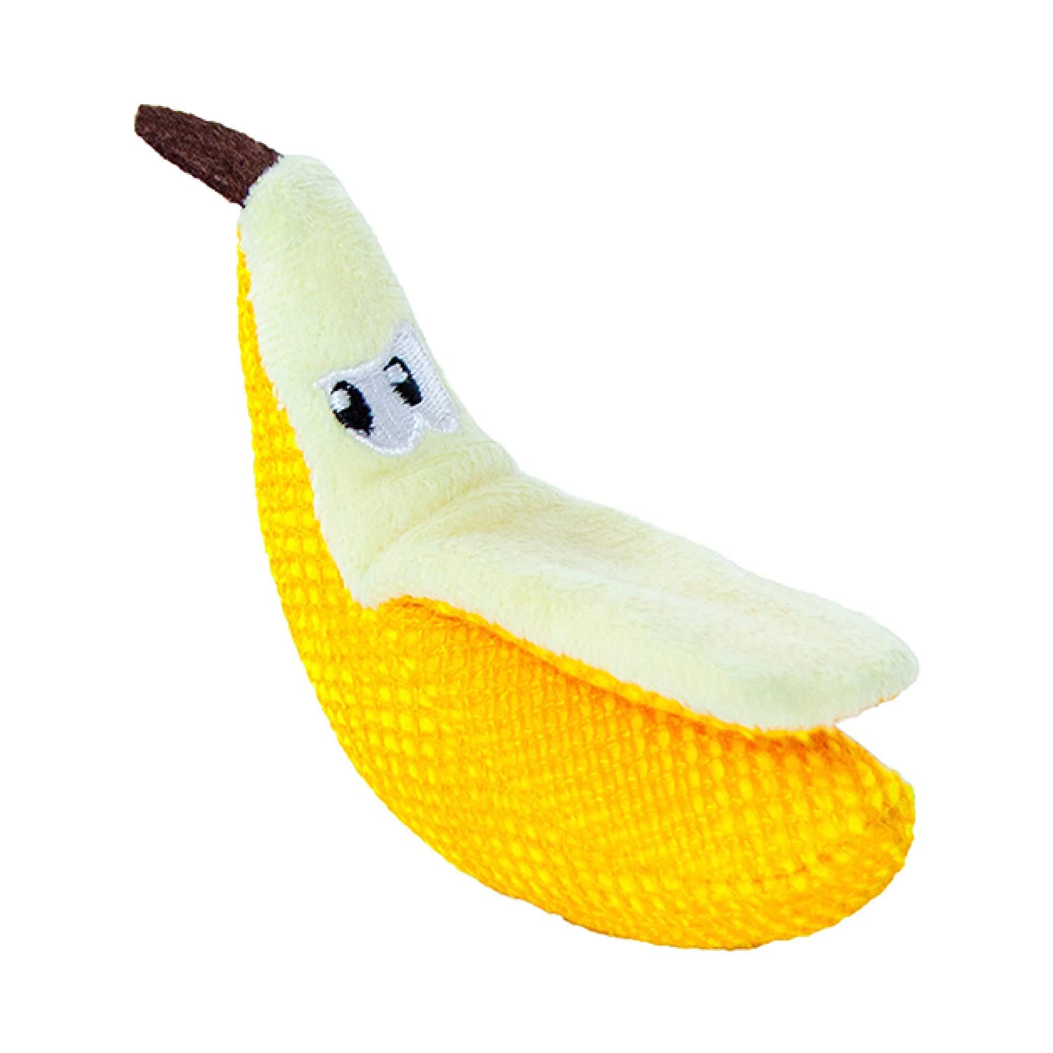 Petstages Dental Banana Cat Toy, Teething Toy For Cats  Yellow