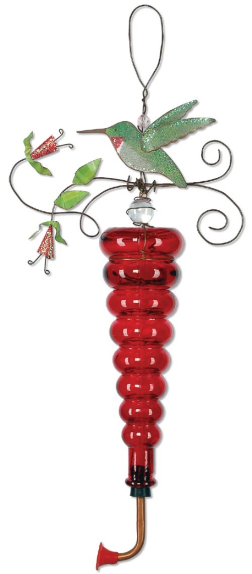 Sunset Vista Designs Enchanted Garden Collection Hummingbird Feeder