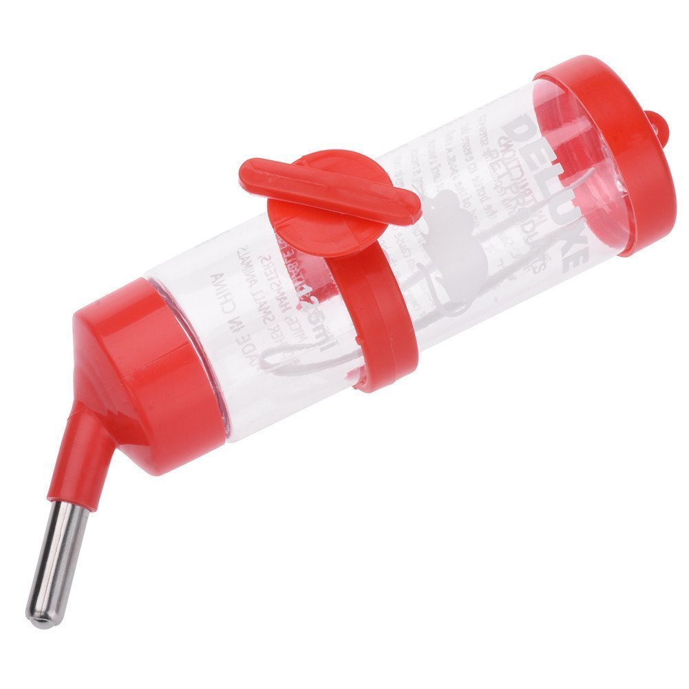 Litewoo Pet Cage Water Bottle 125-250Ml, Easy To Install Abd Leak Proof, Hanging Water Dispenser For Rabbit Hamster Guinea Pig Chinchilla, Random Color, 1Pc