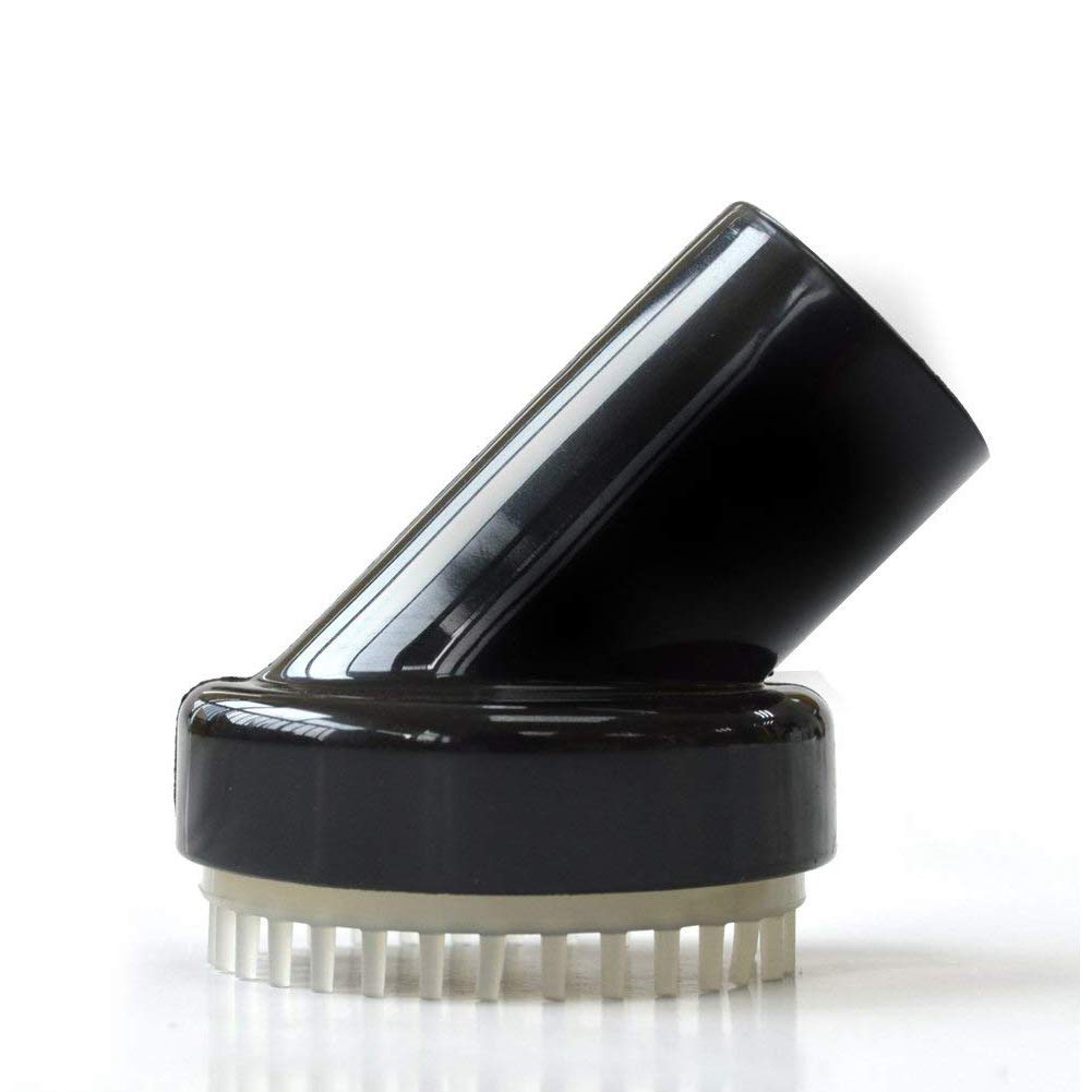 Ez Spares Replacement Pet Round Air Brush Central Vacuum Hose Attachment Dog Grooming Tool Universal 1 1/4 Inches (32Mm) Soft Pvc For Pets Cat Dog Animal'S Hair Cleaning