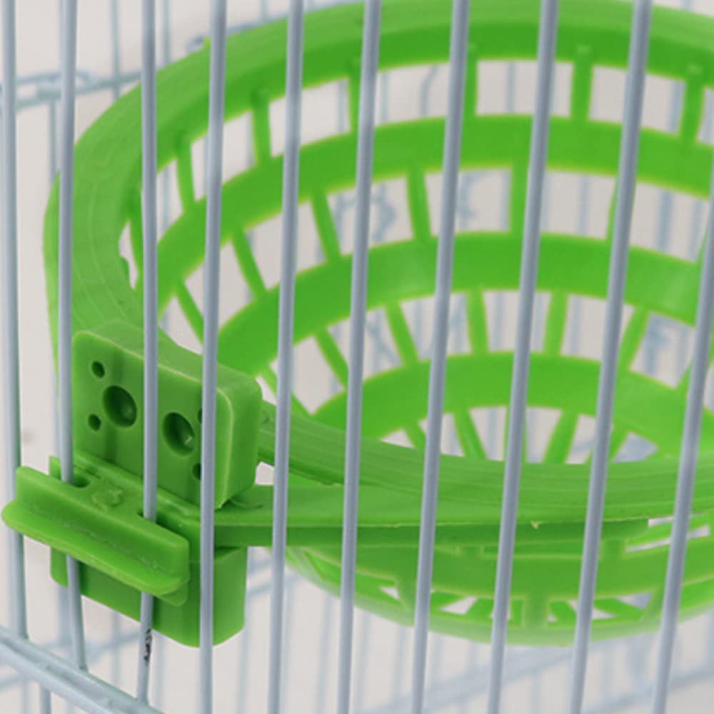 Fkumlun 6Pcs Bird Nests Plastic Hollow Hanging Cage Eggs Hatching Tool Bird Breeding Hut Nest Pan Finch Parrot Canary