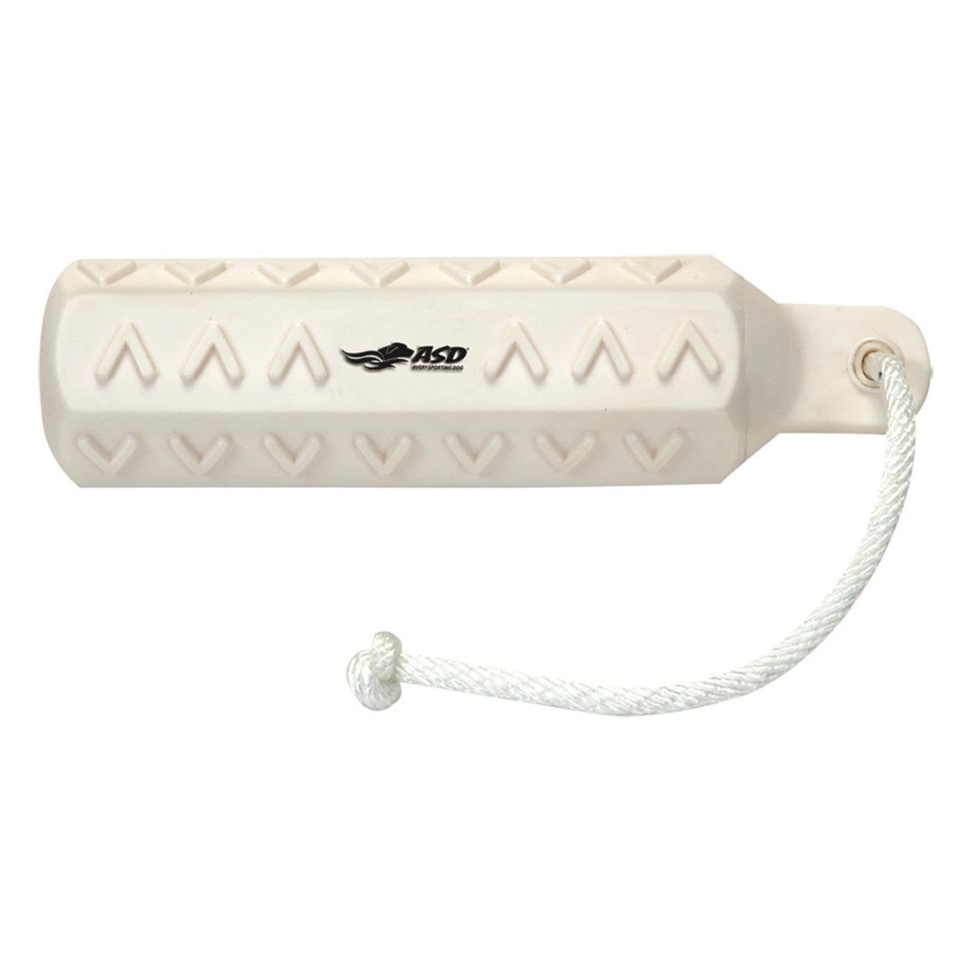 Avery ASD HexaBumper - Sporting Dog Floating Training Dummy with Hex Design & Throw Rope (White, 3'' Diameter Single Pack)