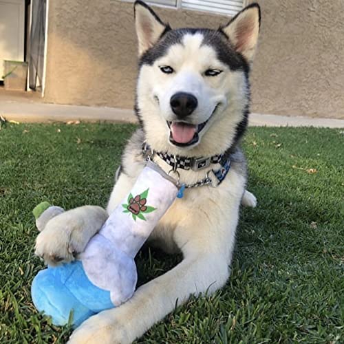Nestpark Puppy Chiefer 3000 - Funny Dog Toys - Plush Squeaky Weed For Medium, Small And Large - Cute Dog Gifts For Dog Birthday