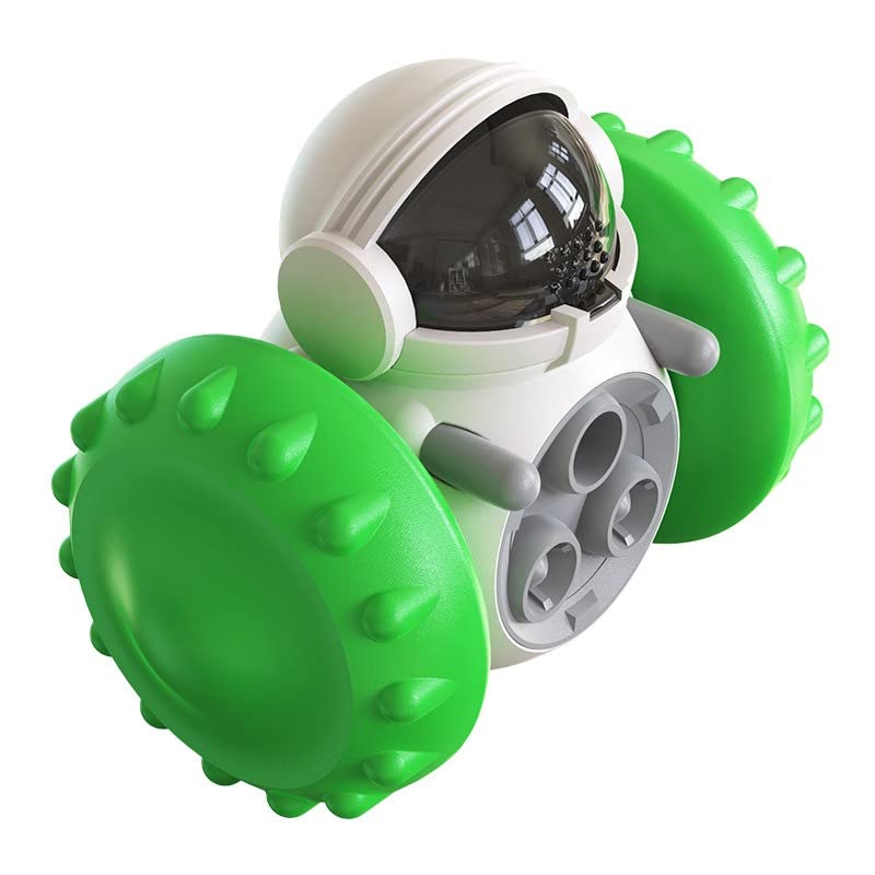 Slow Leak Feeder Toy Balance Car Leak Food Toys Tumbler Dog Feeder Interactive Dog Cat Toy Food Dispenser Slow Feeder Treat Ball