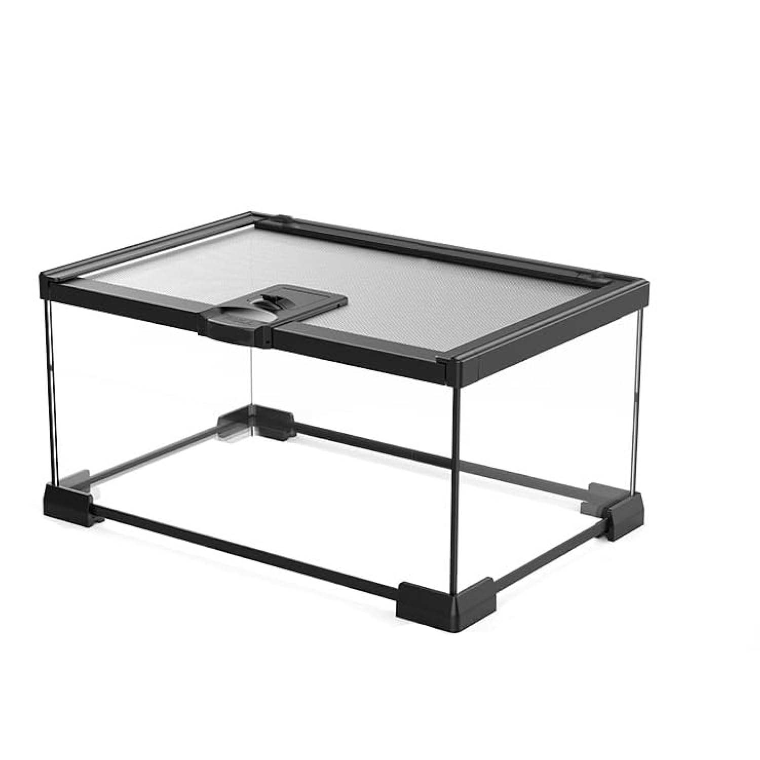 Awxzom Mini Reptile Glass Terrarium Tank, Cage For Tarantula Sling Geckos, Frog, Lizards, Chameleons,Turtles Snake Snail Insect 