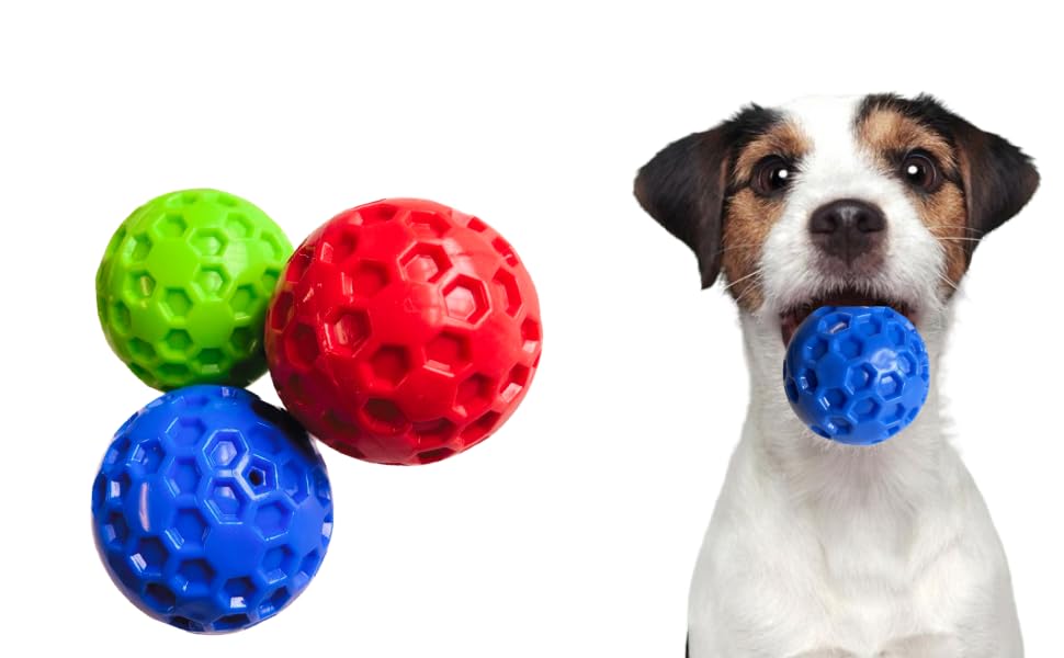 Bohobark Interactive Dog Toys Ball Giggle Squeaky Ball Dog Toys  (Giggle Ball, Small 4.7Inch) For Small, Medium, And Large Bree