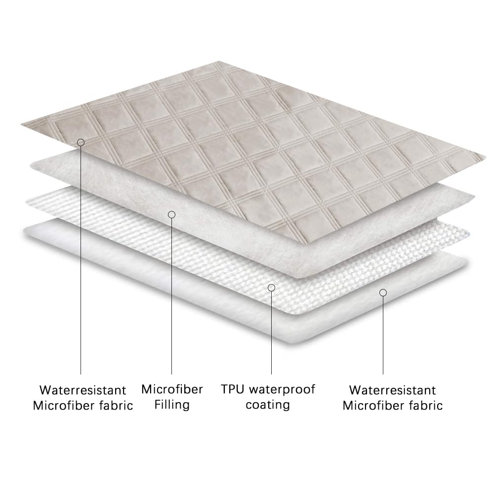Ameritex Waterproof Dog Bed Cover Pet Blanket with Anti-Slip Back for Furniture Bed Couch Sofa