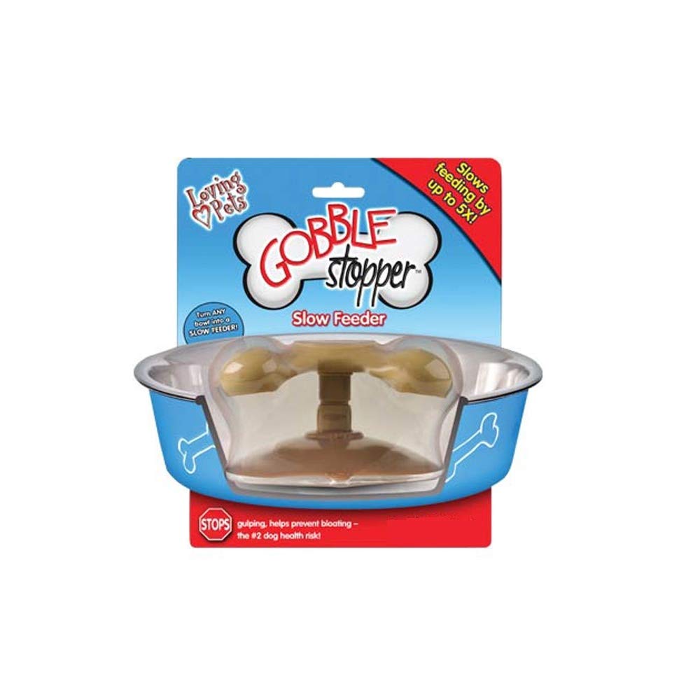 Loving Pets Stopper Gobble Medium Dog Feeder
