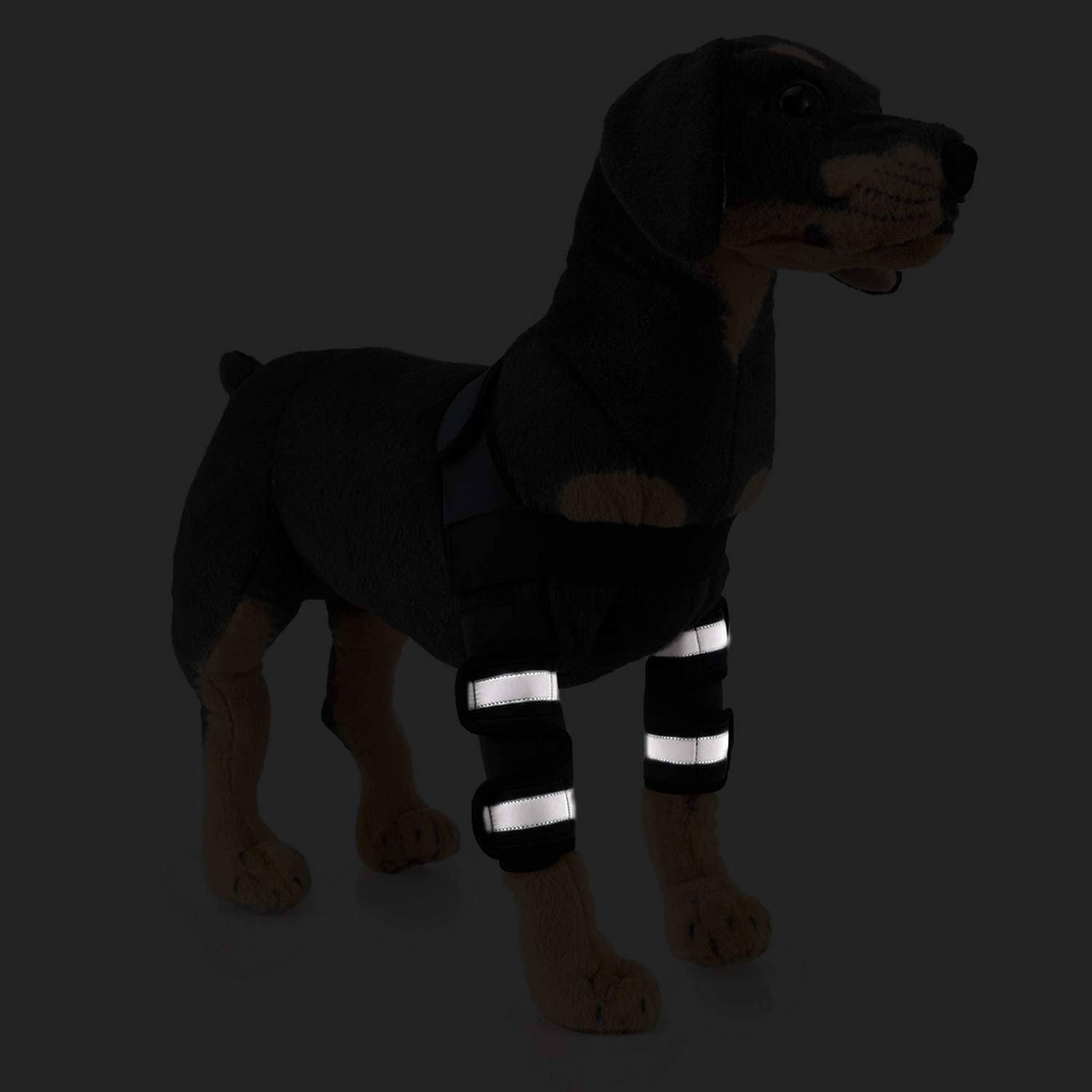 SELMAI Reflective Dog Shoulder Brace Front Leg Brace Canine Elbow Protector Extra Supportive Joint Wrap Arthritis Loss of Stabil