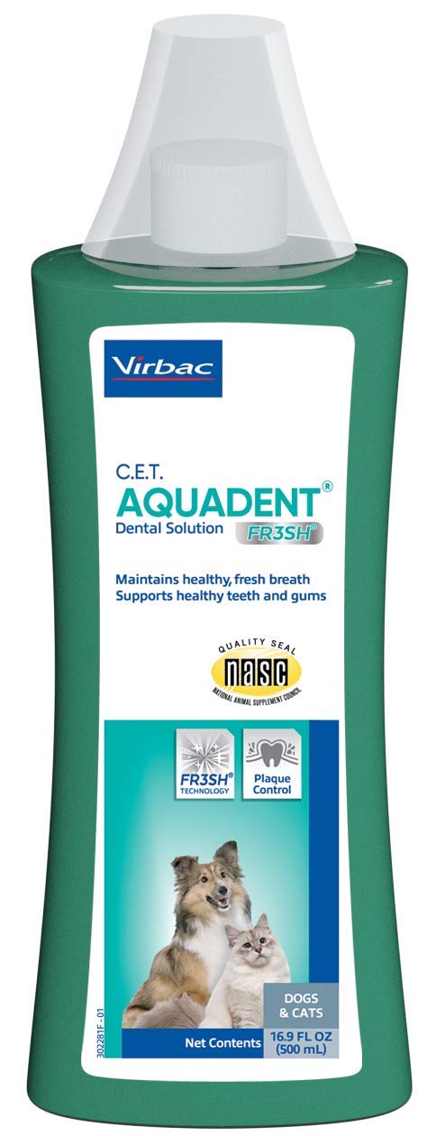 Virbac C.E.T. Aquadent Dental Solution For Dogs And Cats (500 Ml)