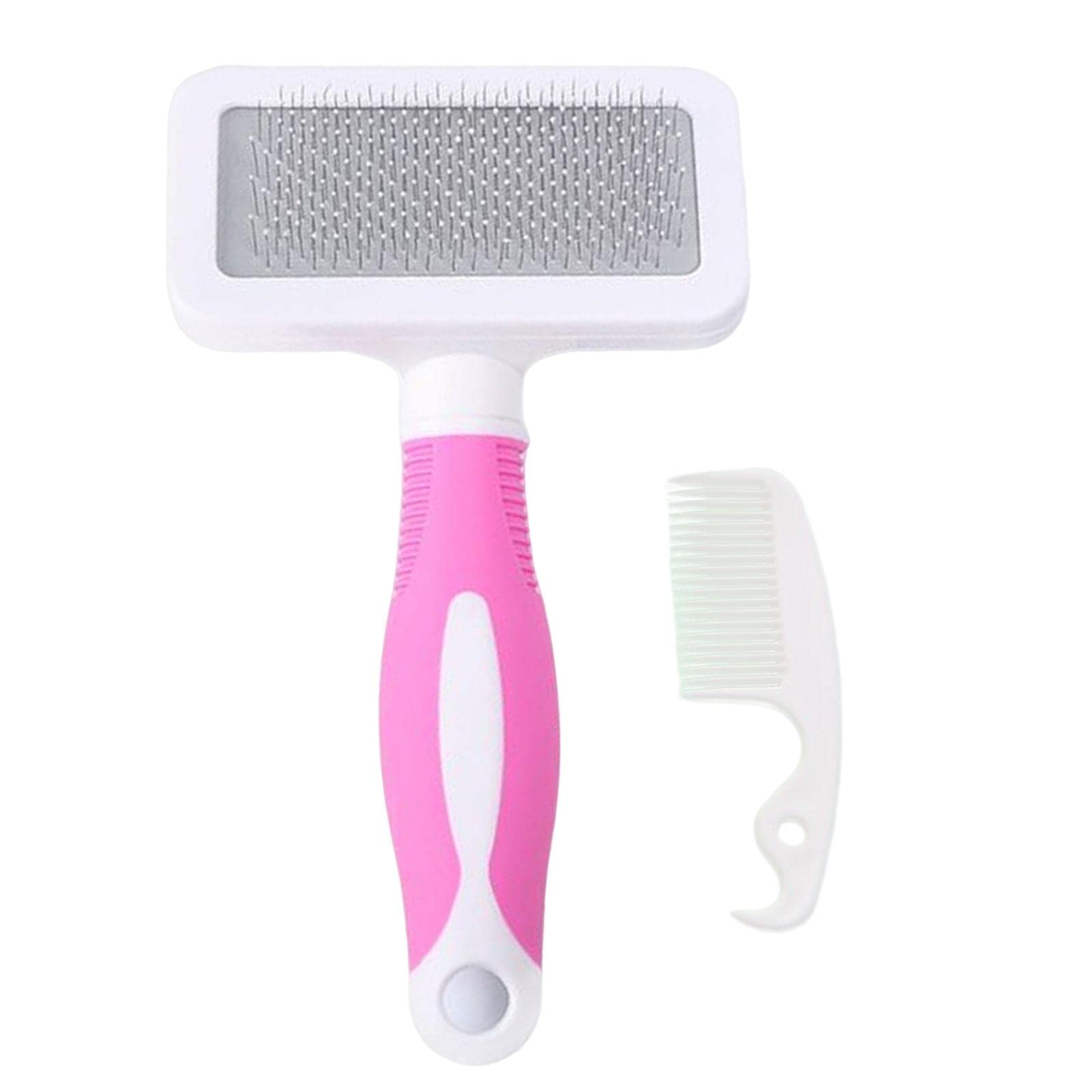Enakshi Dog Brush Deshedding Long Hairs Non Slip Handle Hair Brush Undercoat Red|Pet Supplies | Dog Supplies | Grooming | Brushe