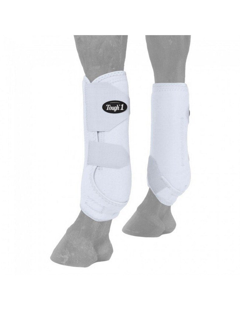 Tough 1 Vented Sport Boots Rear Large White