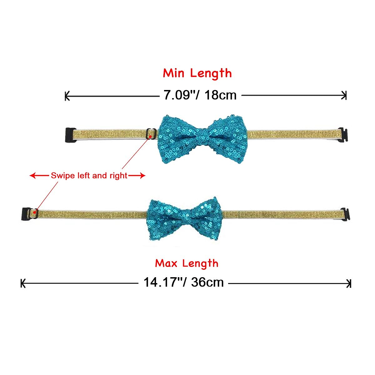 Posapet Cat Dog Birthday Crown Hat And Bow Tie Collar Set Pet Boy Birthday Party Supplies (Blue)