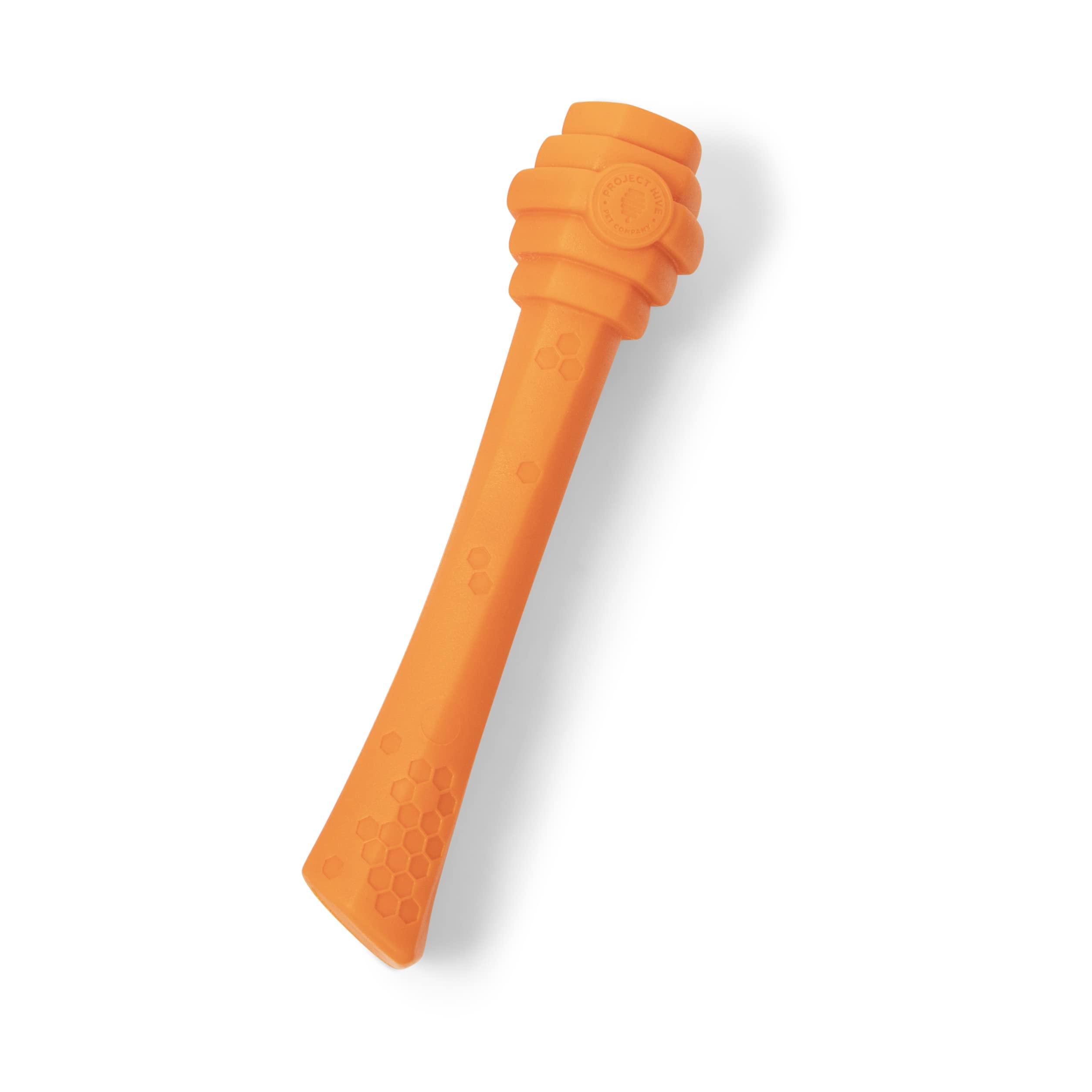 Project Hive ·Pet Company· - Sweet Mango Scented - Hive Dog Fetch Stick For Large Breeds - Dog Stick Toy - Floats In Water - Treat Dispenser Toy - Durable And Tough - Made In The Usa