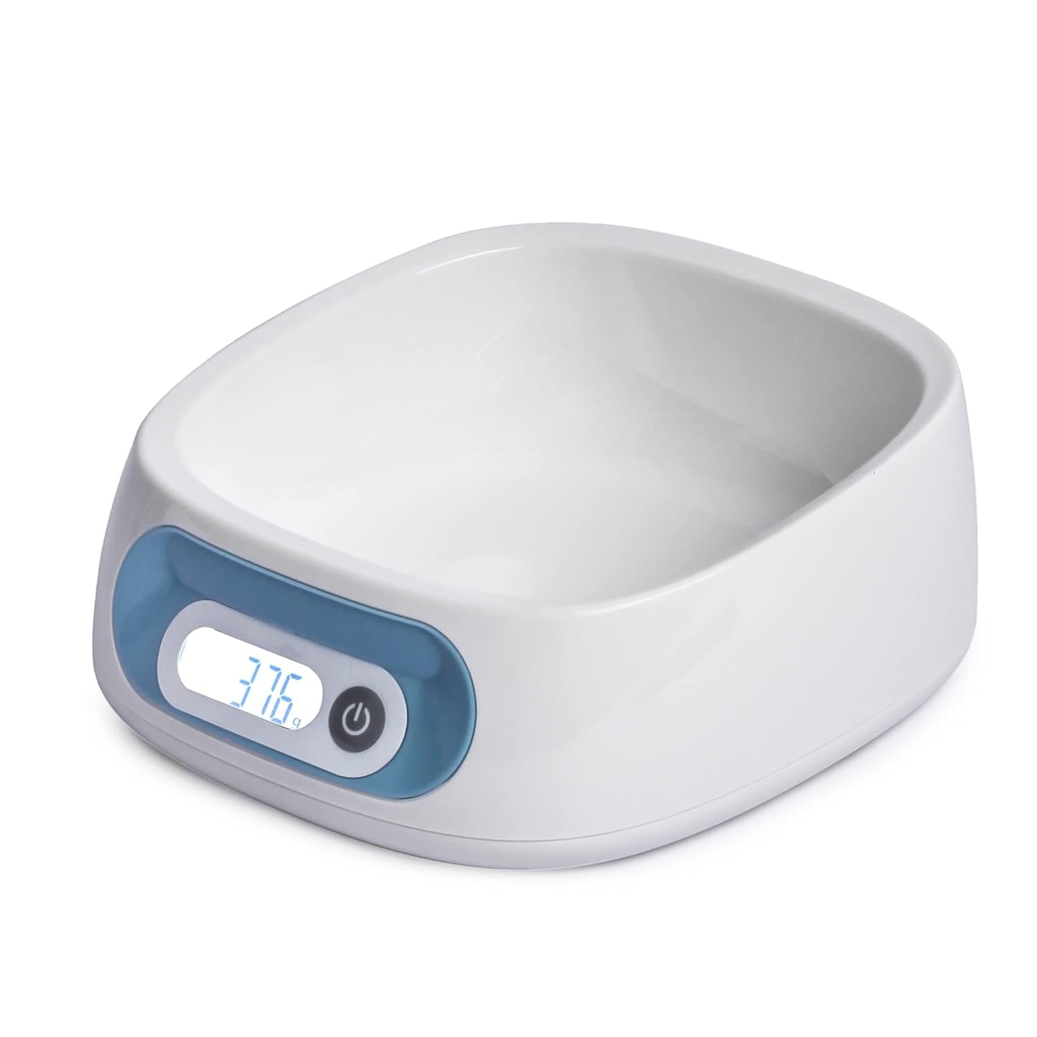 Crown Digital Pet Food Bowl With Weight Scale Up To 5Kg | Smart Feeding Bowl For Dogs & Cats | Lcd Display | Accurate Portion Co