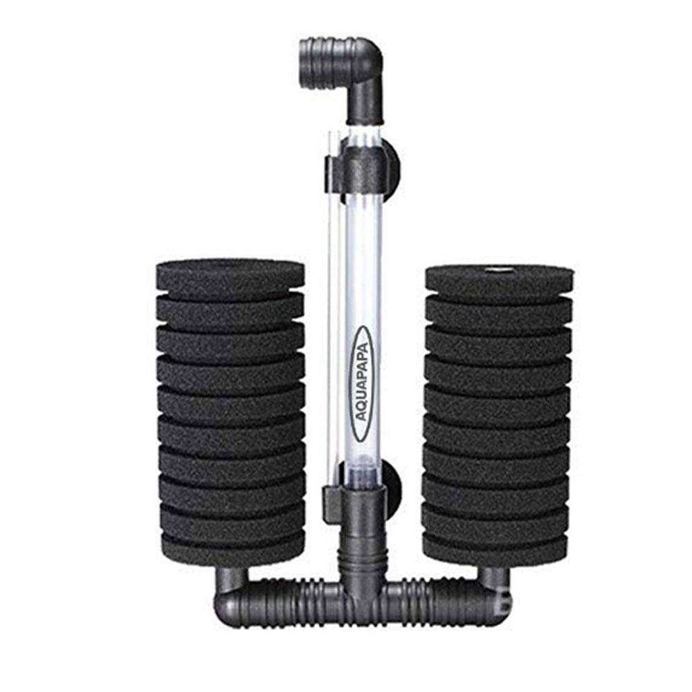 Aquarium Bio Sponge Filter 2 Pcs For Fry Betta Shrimp Fish Tank Up To 55 Gallon Each., Quiet, Double Sponges