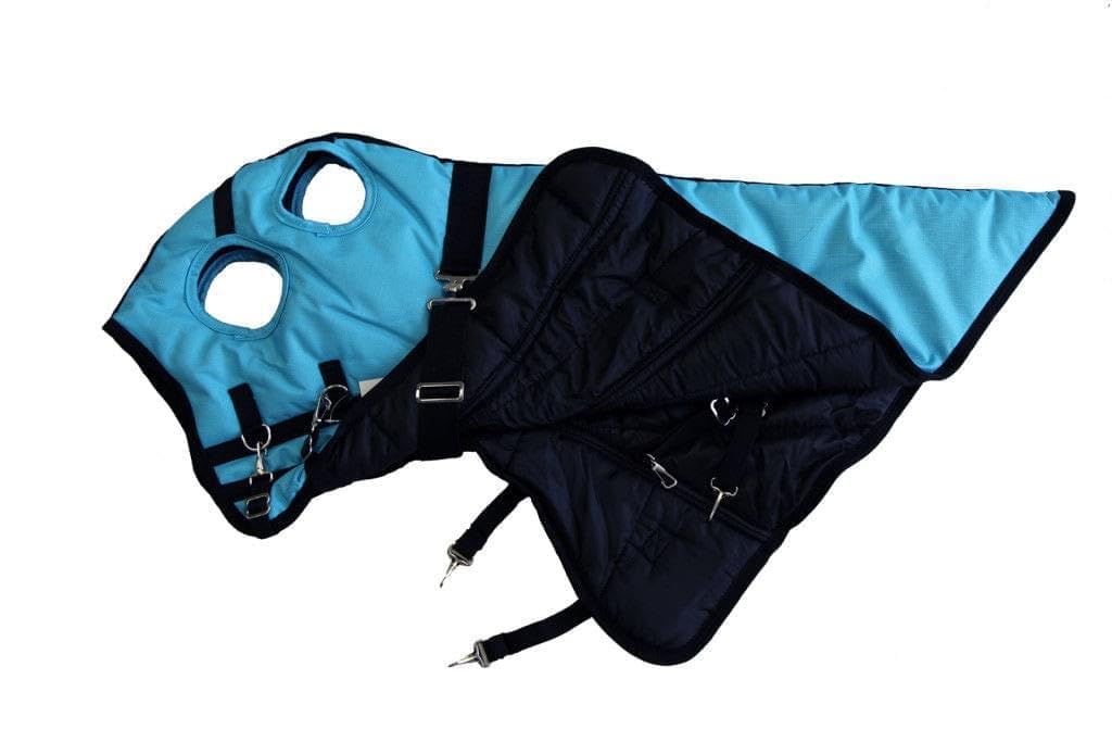 Aj Tack 1200D Waterproof Hood - Turquoise Small