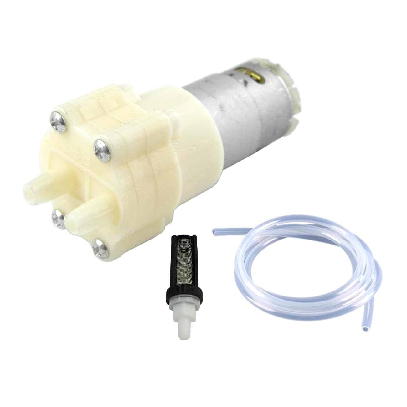Chancs 385 Dc 24V Diaphragm Self-Priming Pump With Silicone Tube And Filter For Home Appliances
