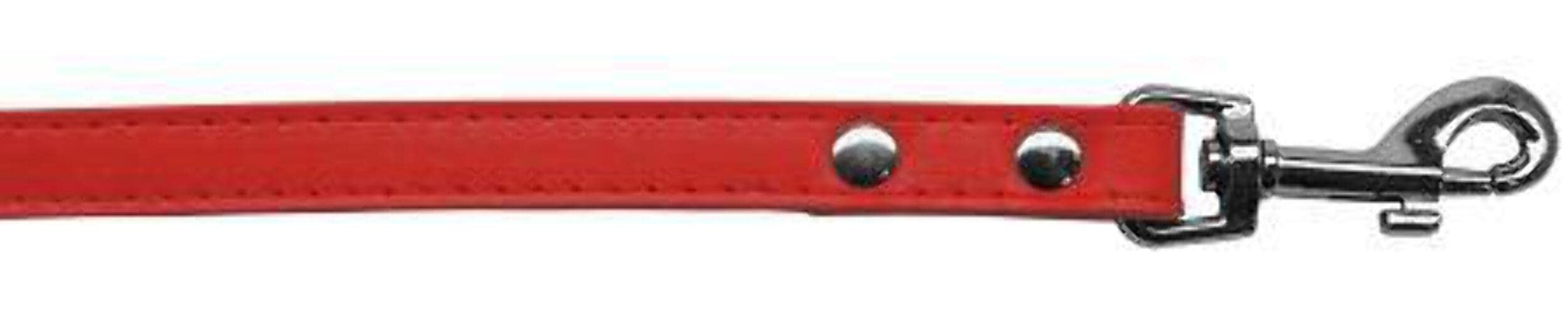 Mirage Pet Products Premium Plain Pet Leash, 1/2" x 6', White