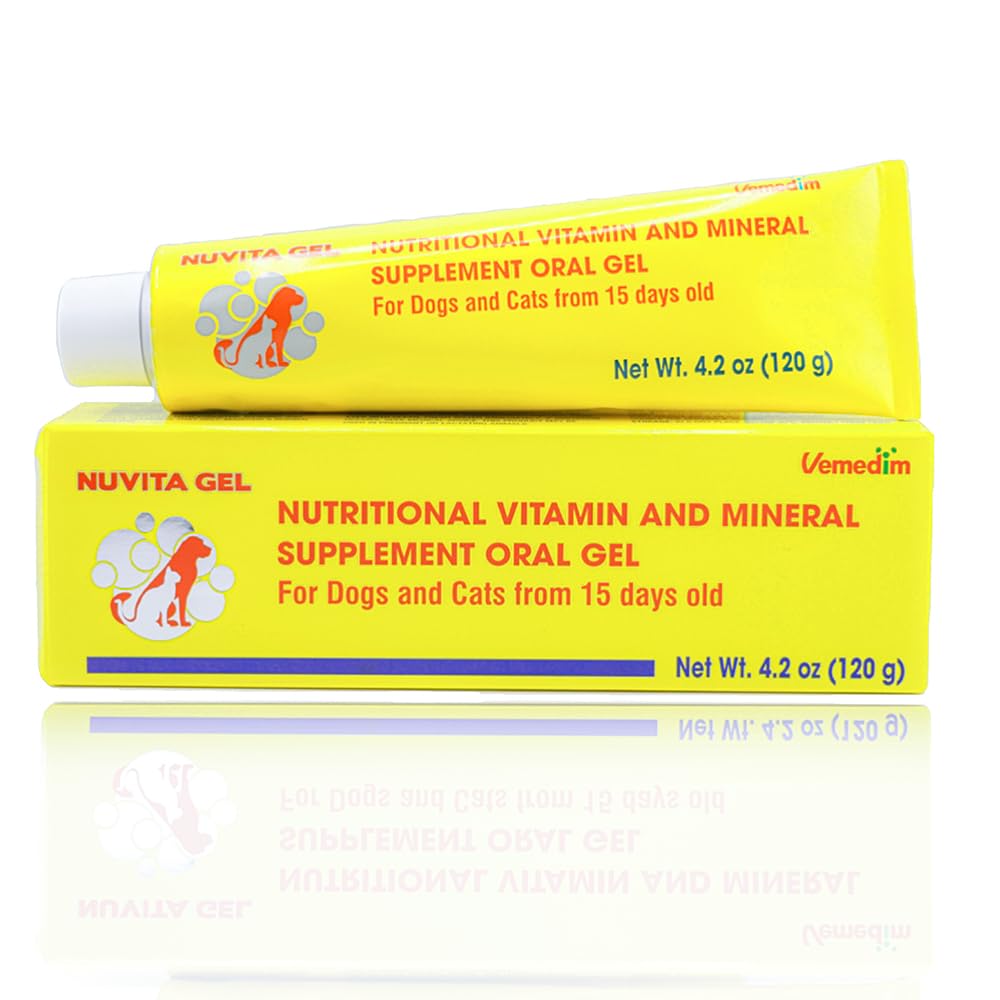 VEMEDIM, Premium Nutritional and Vitamin Gel for Dogs and Cats - Enhance Health, Boost Appetite, and Energize! Suitable for All 