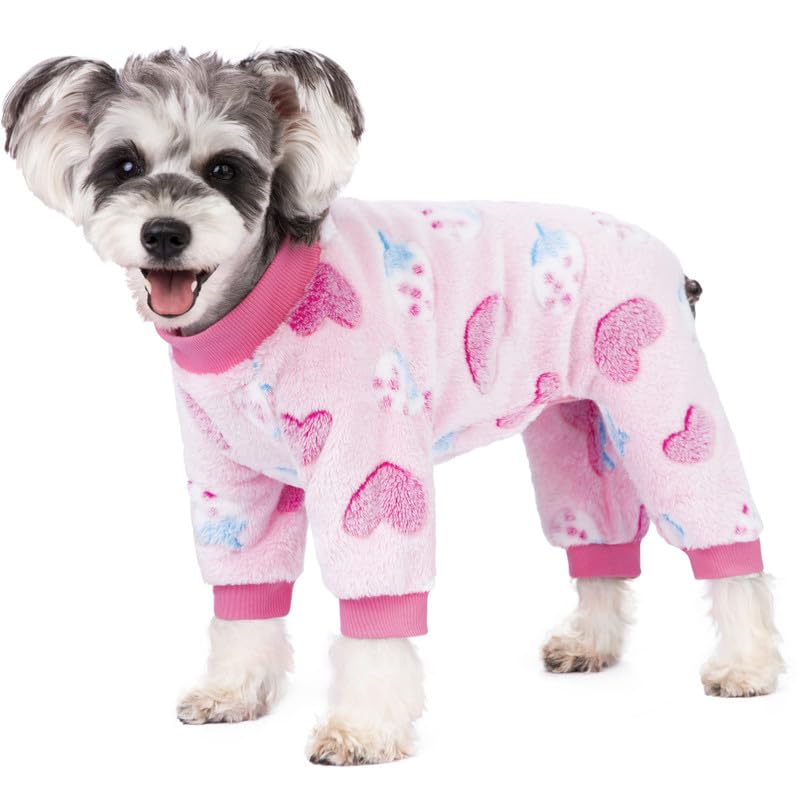 Pajamas For Small Dogs, Winter Onesie, Warm Velvet Puppy Jumpsuit, Bodysuits, Girl Boy Winter Clothes For Chihuahua, Yorkie, Tea