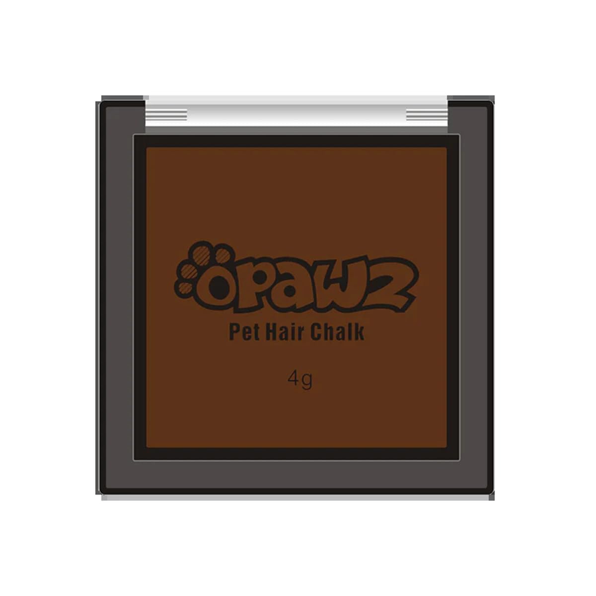 Opawz Pet Hair Chalk, Temporary Dog Hair Dye, Washable Pet Hair Dye, Pet Safe Dye For Creative Grooming (Brown)