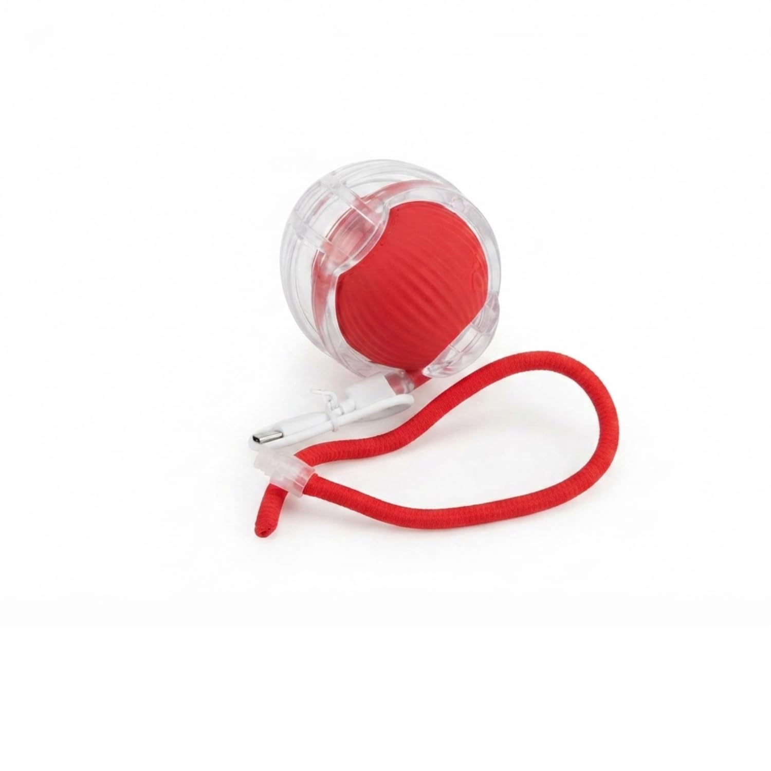 Cawypety Rechargeable Interactive Cat Toy With Suction Cup, Flexible Teaser Wand & Rolling Ball, Usb Charging Cat Play Toy For I