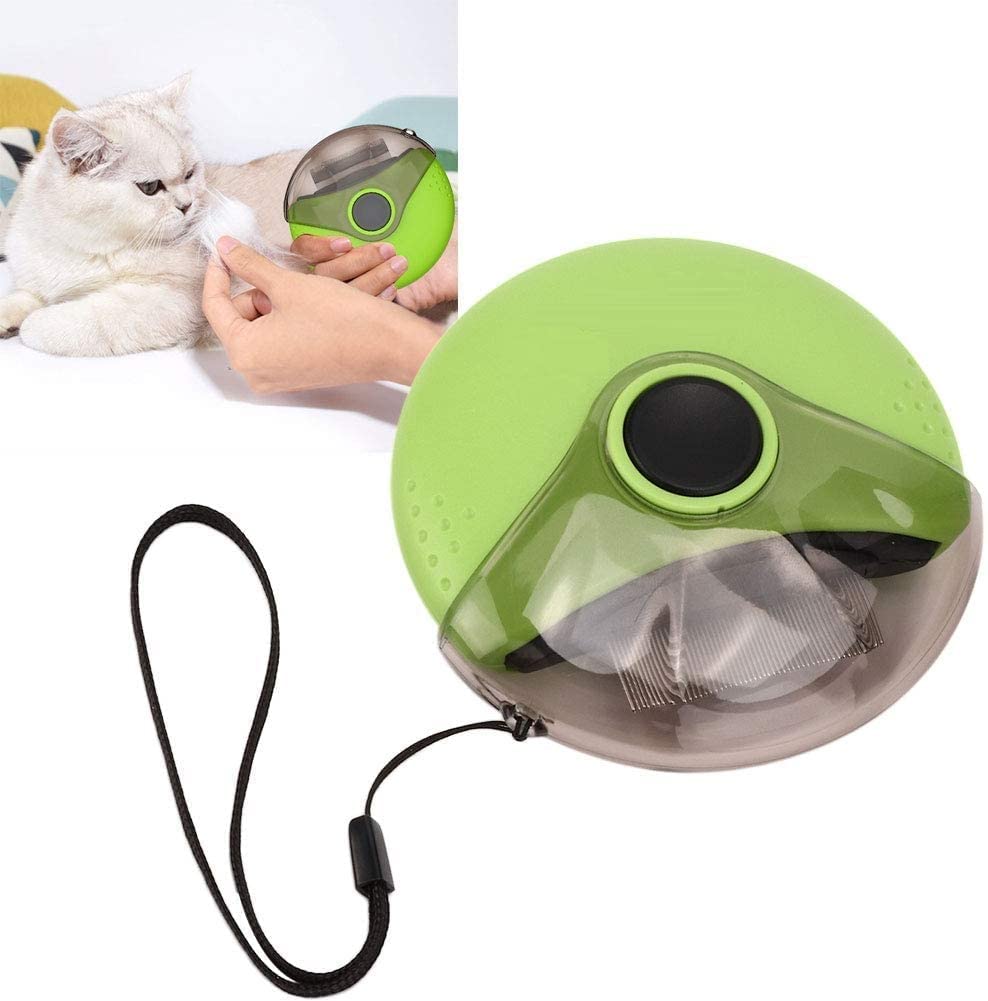 Mapple Creation Pet Grooming Brush Professional Creative Rotatable,3 In 1 Round Portable Small Dog Hair Comb Pet Deshedding Brus