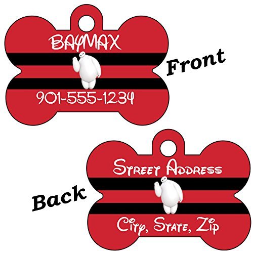Baymax 2-Sided Pet Id Dog Tag Personalized For Your Pet