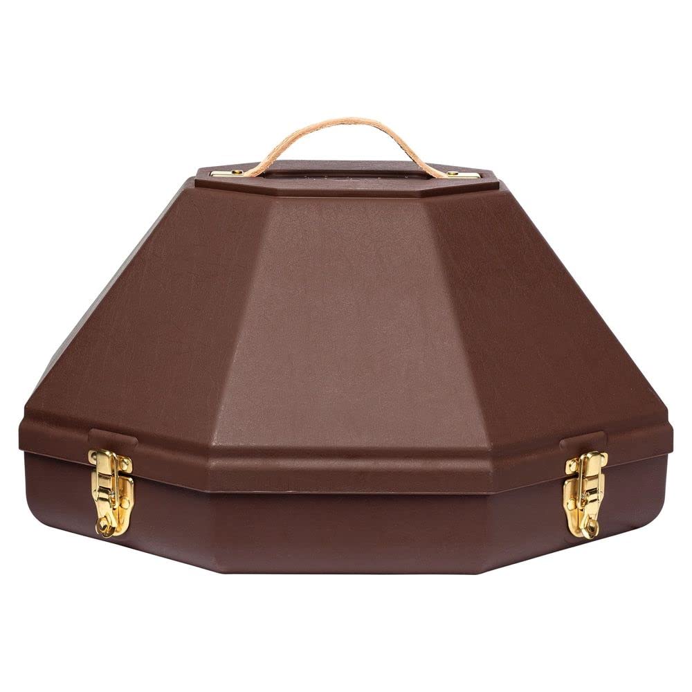 Schneiders Western Hat Can | Color Brown | Ideal Horse Show Companion | Robust Protection for Western Hats | Adjustable Fit | Mi