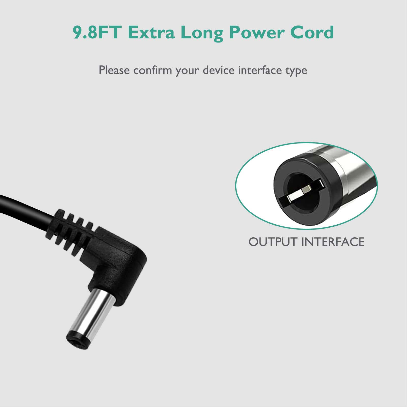 Lnauy Charger Compatible With Petsafe Scoopfree Litter Boxes, Power Cord For Scoopfree Rfa-516 / Pal00-14243 / Pal00-15342 / Pal00-14242 / Pal00-14243 Self-Cleaning Litter Boxes Supply Adapter