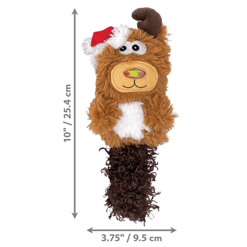 Kong Holiday Kickeroo Cat Toy - Reindeer Or Snowman, Catnip-Filled, Christmas Plush Toy (Snowman/Reindeer Combo 2 Pack)