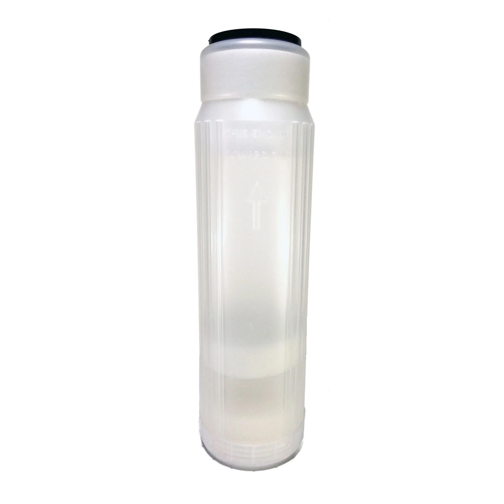 Aquaticlife 10'' X 2.5'' Translucent Refillable Reusable Water Filter Cartridge For Di Resin And Other Media
