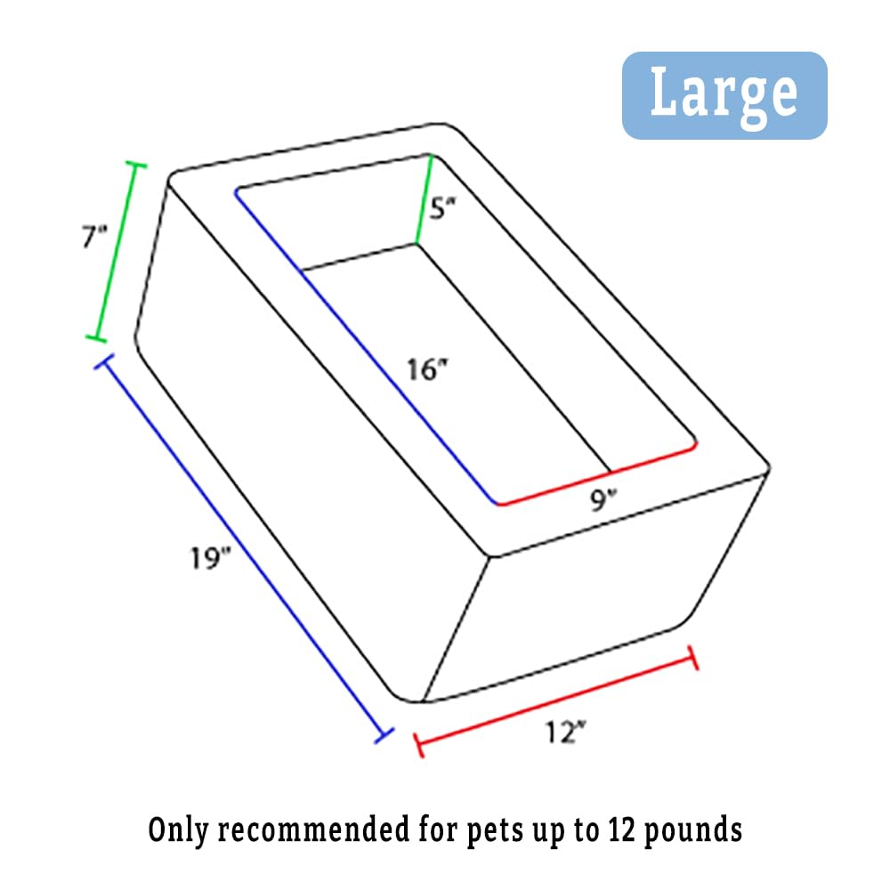 Snoozer Center Console Dog Car Seat, Dog Console Car Seat For Dogs Under 12 Lbs, Wide Vehicle Consoles, Size: Large, Black Washable Cover, Comfortable And Secure, Harness Attachment Included
