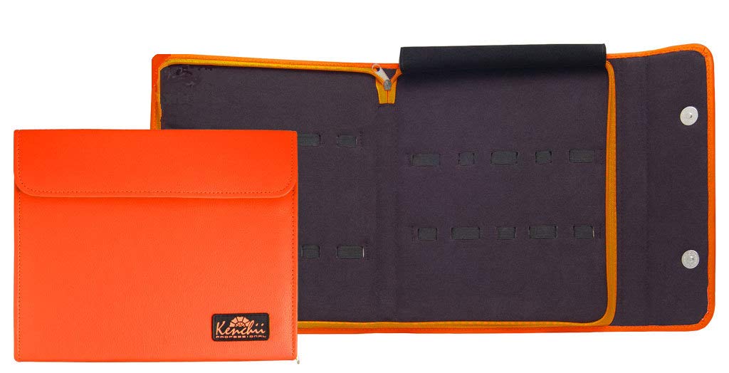 Kenchii Shear And Scissor Case Holds 10 Grooming Or Beauty Shears Kel10 (Orange)