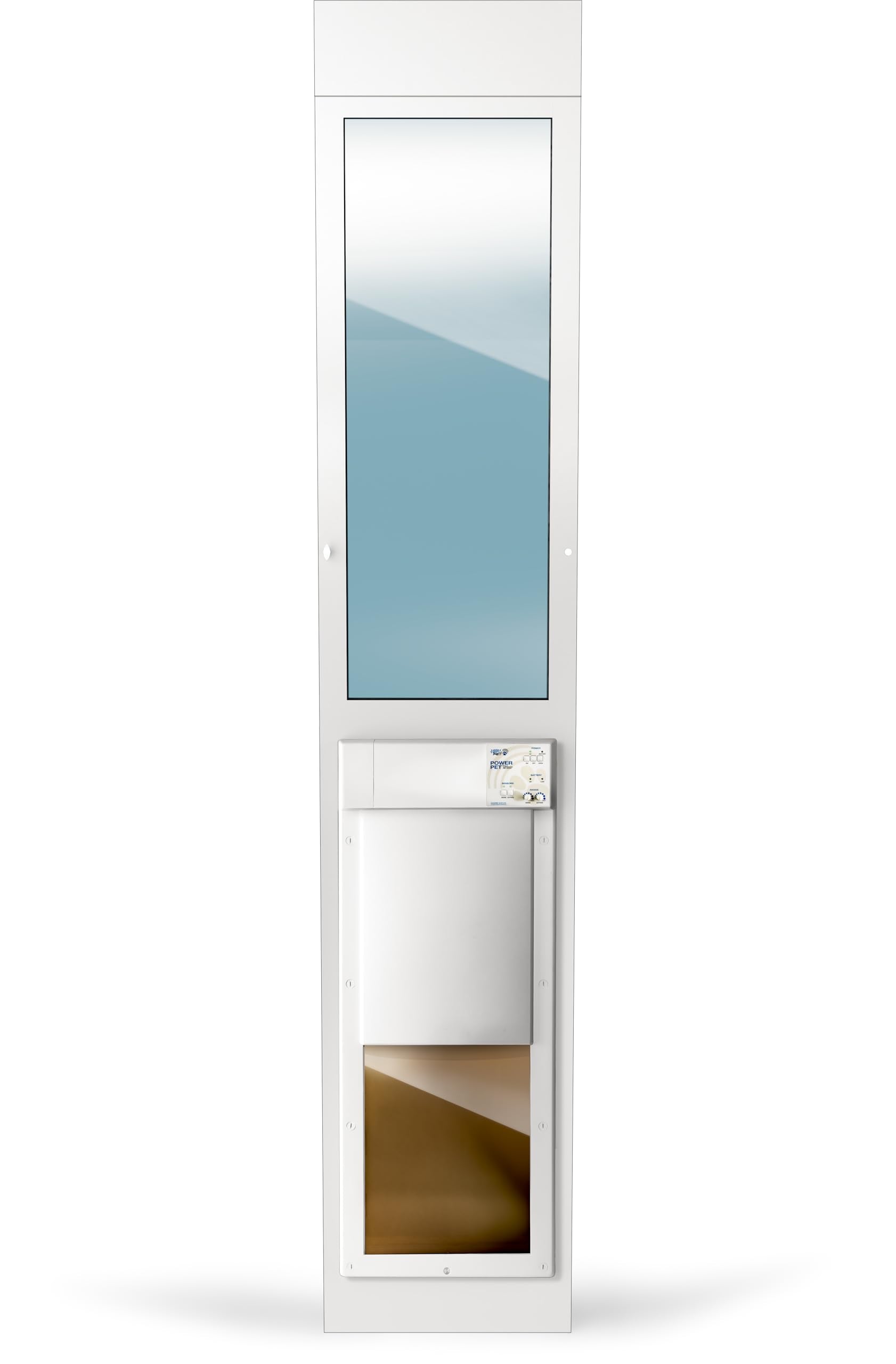 Large Power Pet Sliding Glass Dog Door Extra Tall